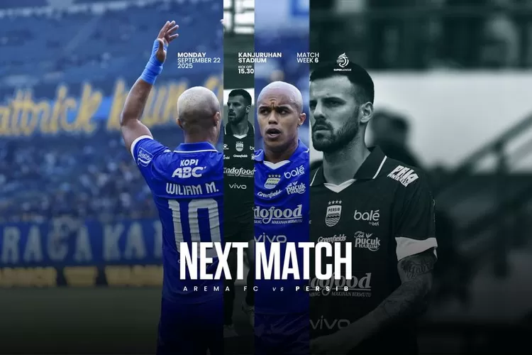 Arema FC vs Persib Bandung: Duel Sengit Berakhir Imbang 1-1 di Stadion Kanjuruhan